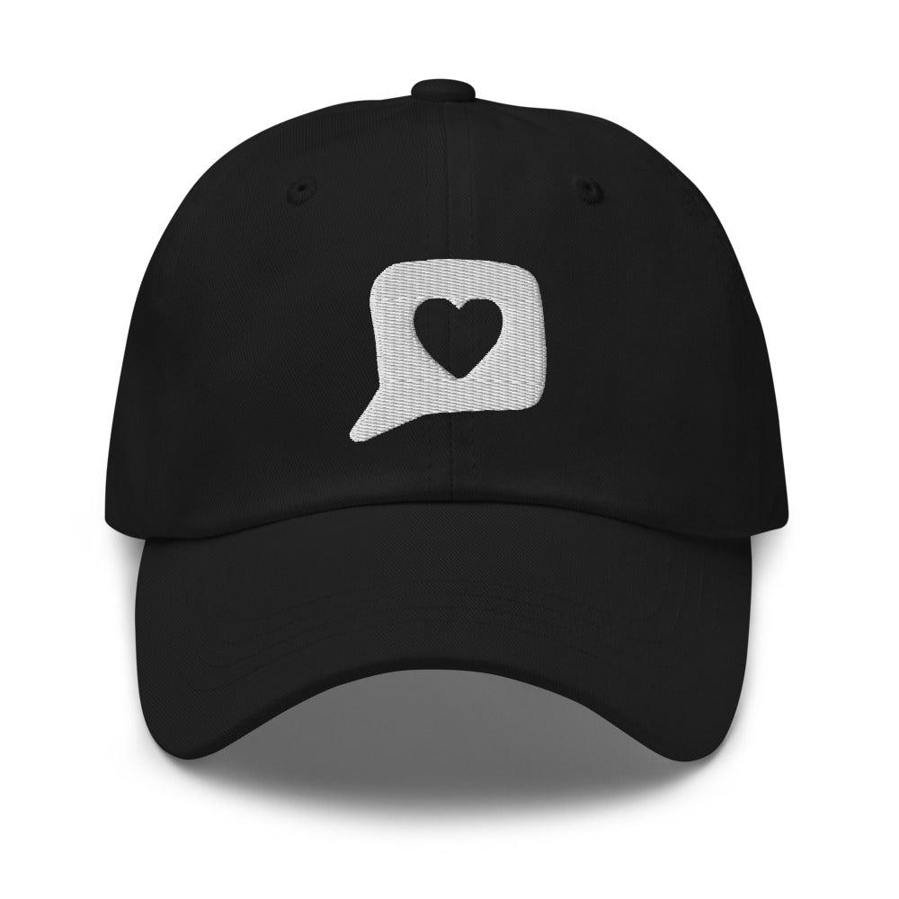 Sõnum cap sonum-cap cap, sõnum Sudamest from the heart süda apparel merch black white