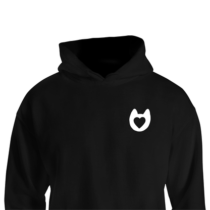 Süütu Hoodie suutu-hoodie HOODIES Sudamest from the heart süda apparel merch black white