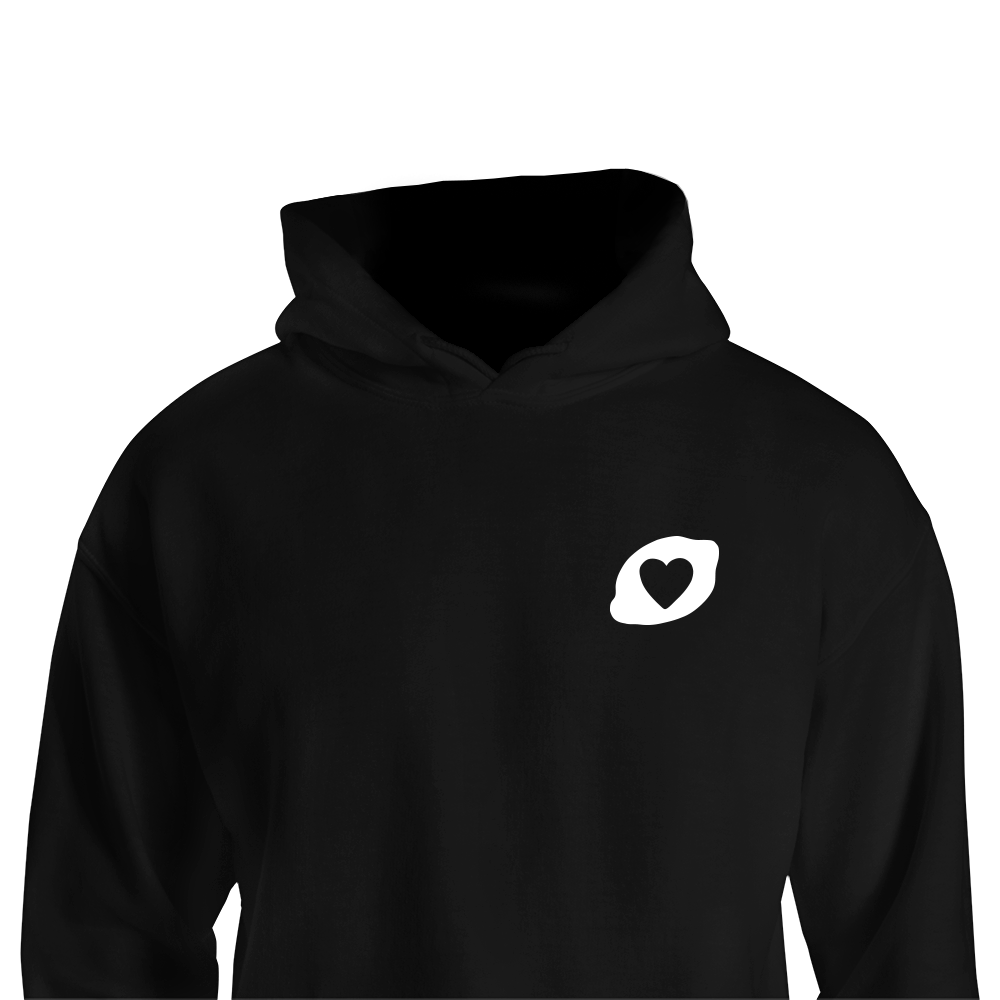 Sidrun Hoodie sidrun-hoodie HOODIES Sudamest from the heart süda apparel merch black white