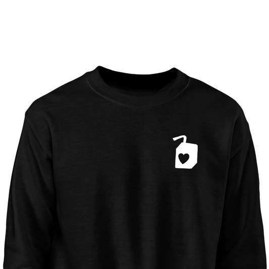 Söök          Sweatshirt sook-sweatshirt SWEATSHIRTS Sudamest from the heart süda apparel merch black white